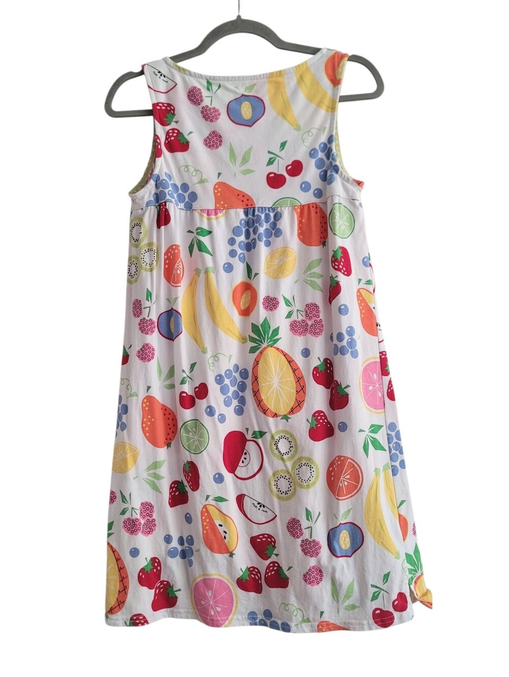 Nick & Nora Sleepwear Small Fruit Print Sleeveless Night Dress Pajama Summer - Picture 2 of 8